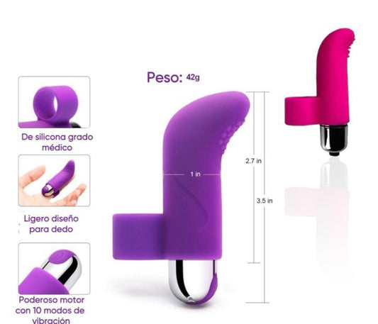 BALA VIBRADORA PARA DEDO